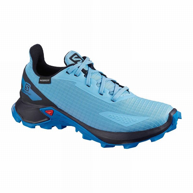 Zapatillas Trail Running Salomon Niños Azules / Azul Marino - Salomon Argentina ALPHACROSS BLAST CLI